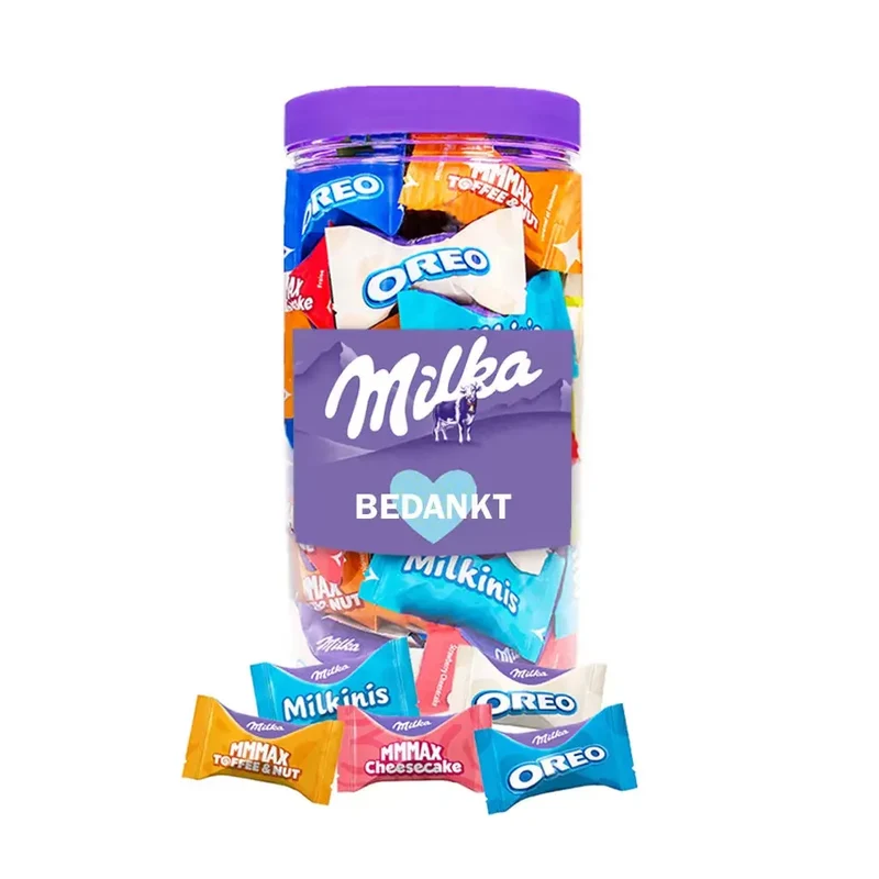 Milka Favourites chocolademix "Bedankt" - 500g