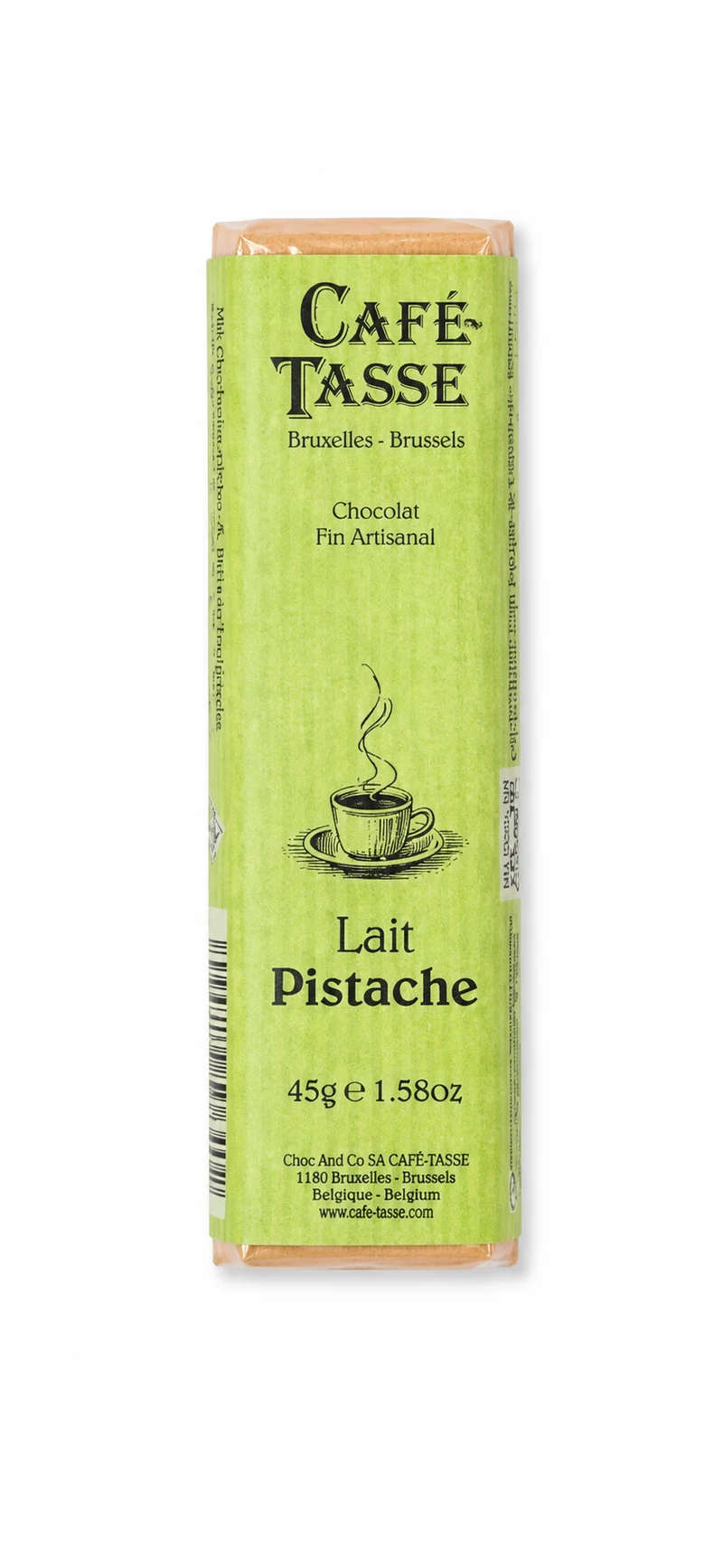 Café-Tasse Lait Pistache – Pistache Melkchocolade