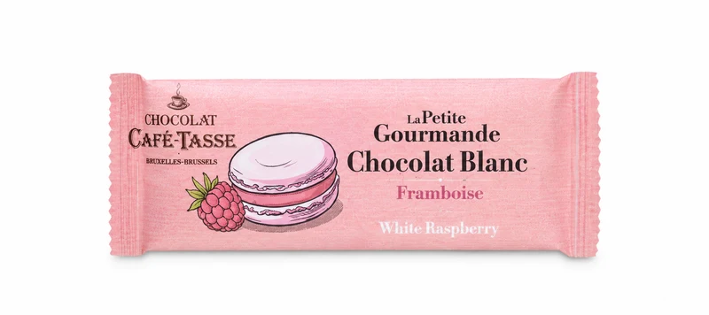 Café-Tasse Chocolat Blanc Framboise – White Raspberry Chocolade