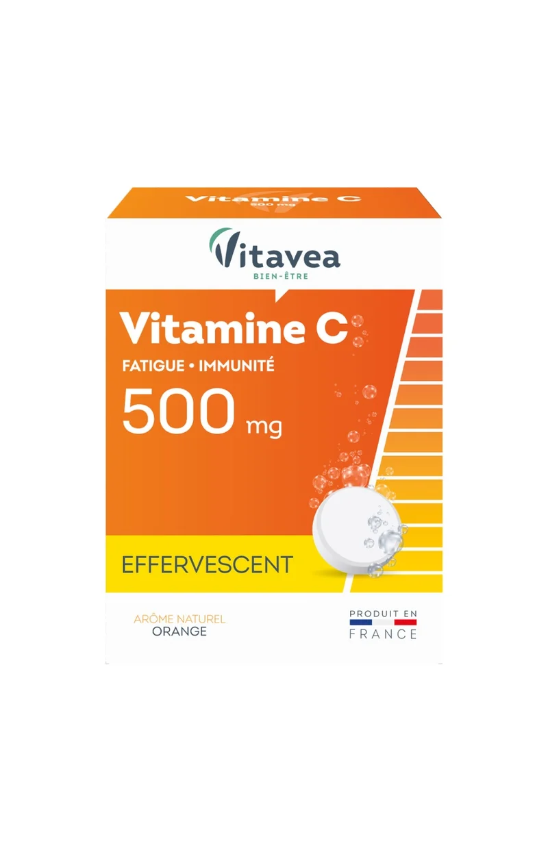 Cure Vitamine C 500 - Orange - Effervescent - 3 mois