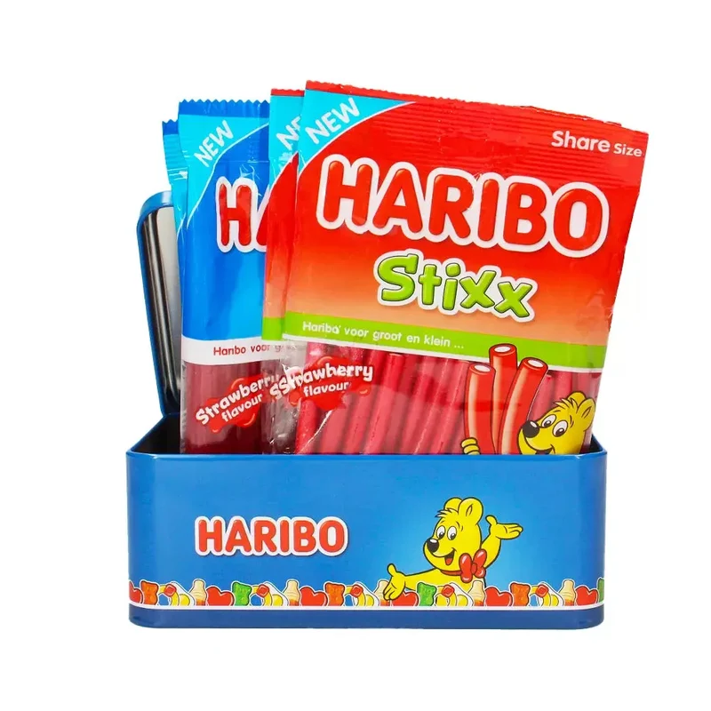 Haribo Strawberry en Swirly Stixx collection box - 640g