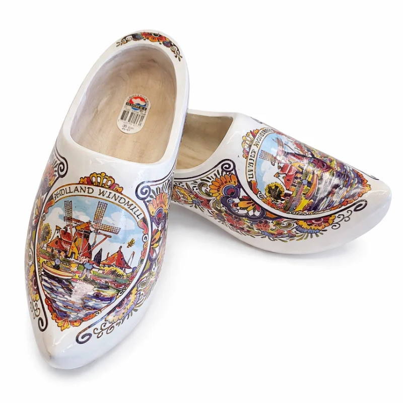 Wooden Shoes Delfts Blue