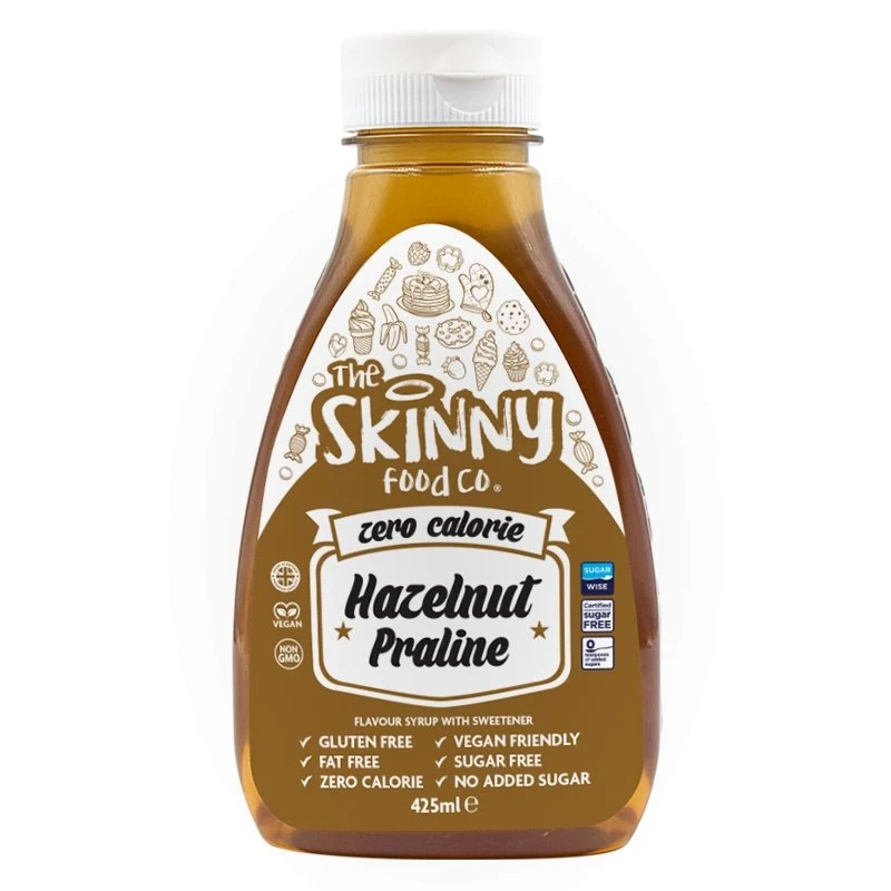 Hazelnootpraline Nul Calorie Suikervrije Magere Siroop - 425ml