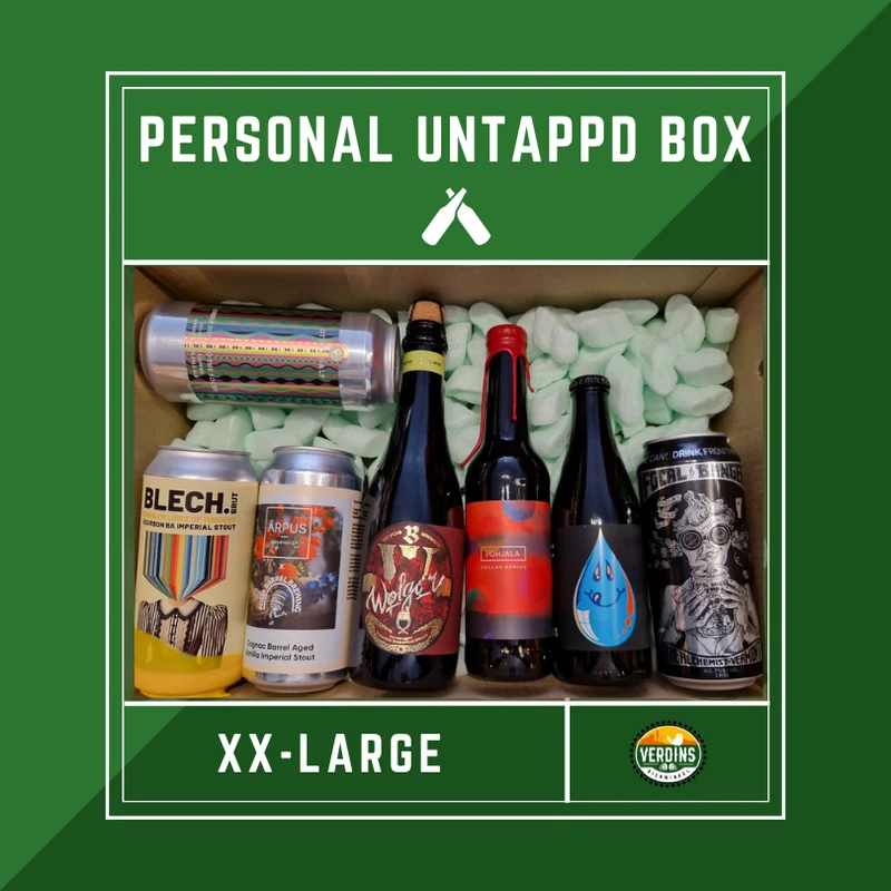 Persoonlijk Untappd Bierpakket – Alleen Nieuwe Check-ins (XXL)