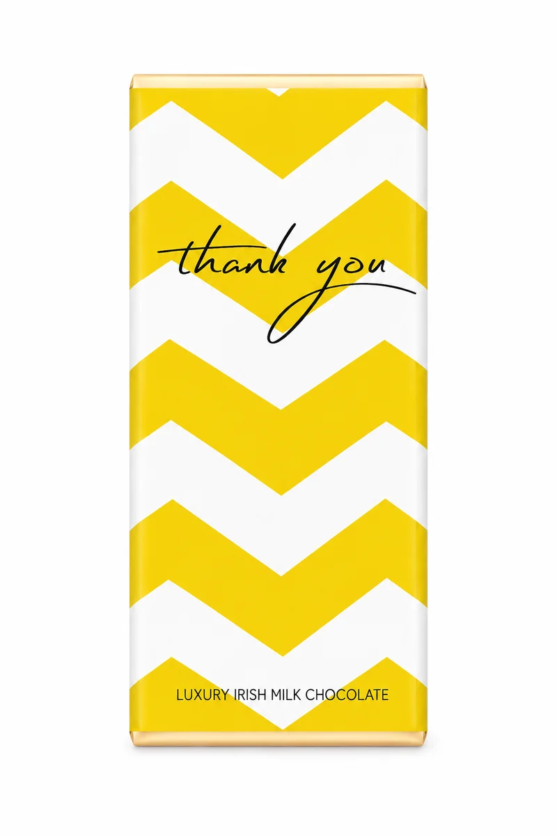 Thank You Chocoladereep – Luxe Melkchocolade Bedankje Cadeau