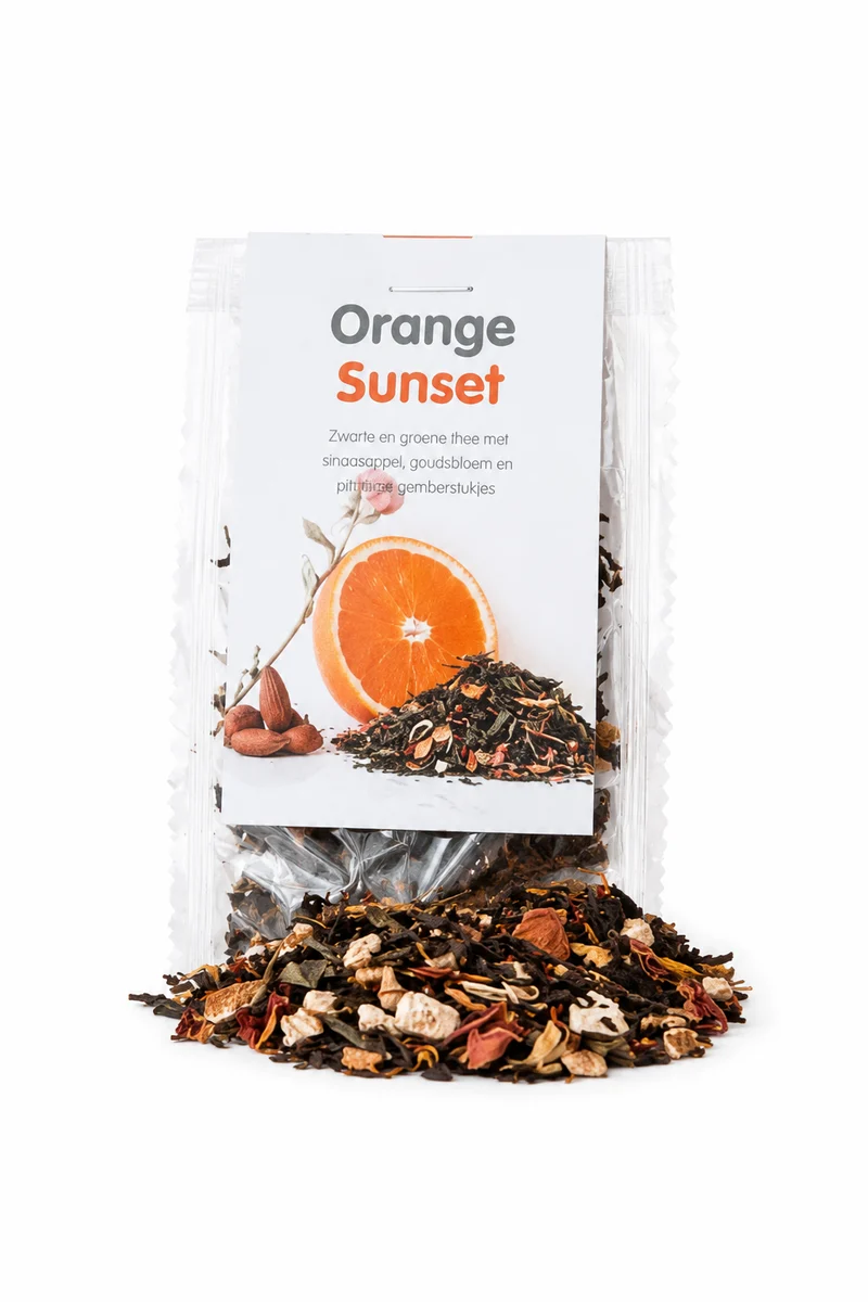 Orange Sunset Thee – Warme Sinaasappel & Gember Melange