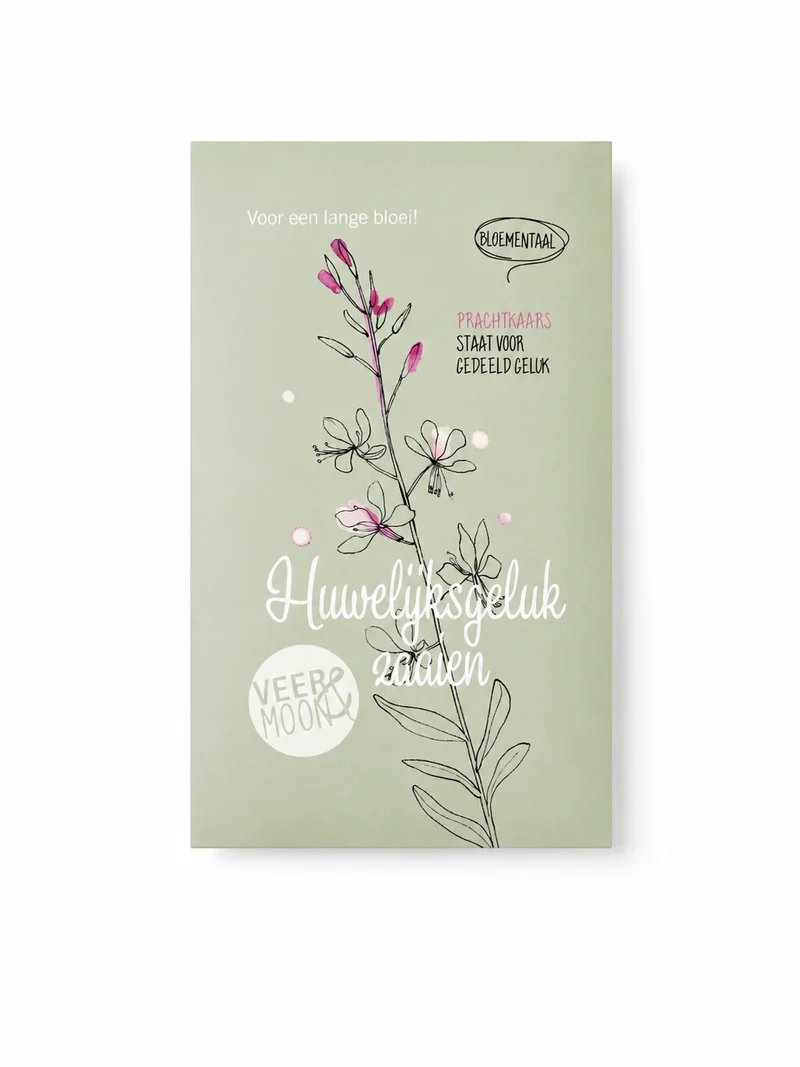 Huwelijksgeluk Zaden | Bloemenzaadjes als Origineel Huwelijkscadeau