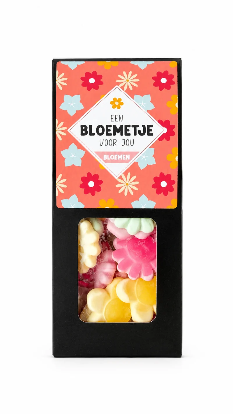 Een Bloemetje Voor Jou – Bloemen Snoep Cadeau | Origineel Klein Cadeautje
