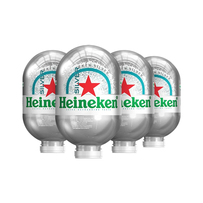 EU - Heineken Silver - 4x 8L BLADE Kegs