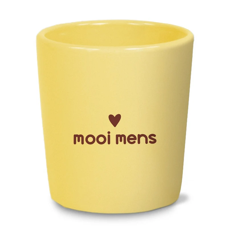Espresso Kopje “Mooi Mens” – Hartverwarmend Cadeau met Liefdevolle Boodschap