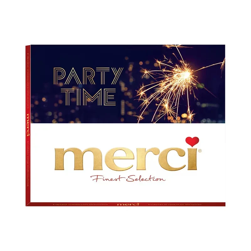 merci party time - merci Finest Selection Assorti chocolade - 8 smaken - 250g