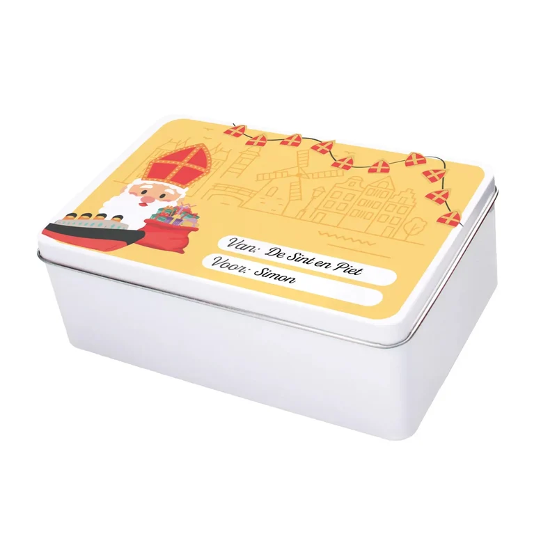 Libeert, Lotus & LU Sinterklaasmix - gepersonaliseerd cadeau - large tinnen blik - 296g