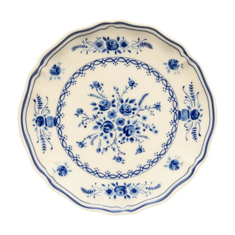 Costa Nova Vila Gebaksbord Beige-Blauw - 17 cm