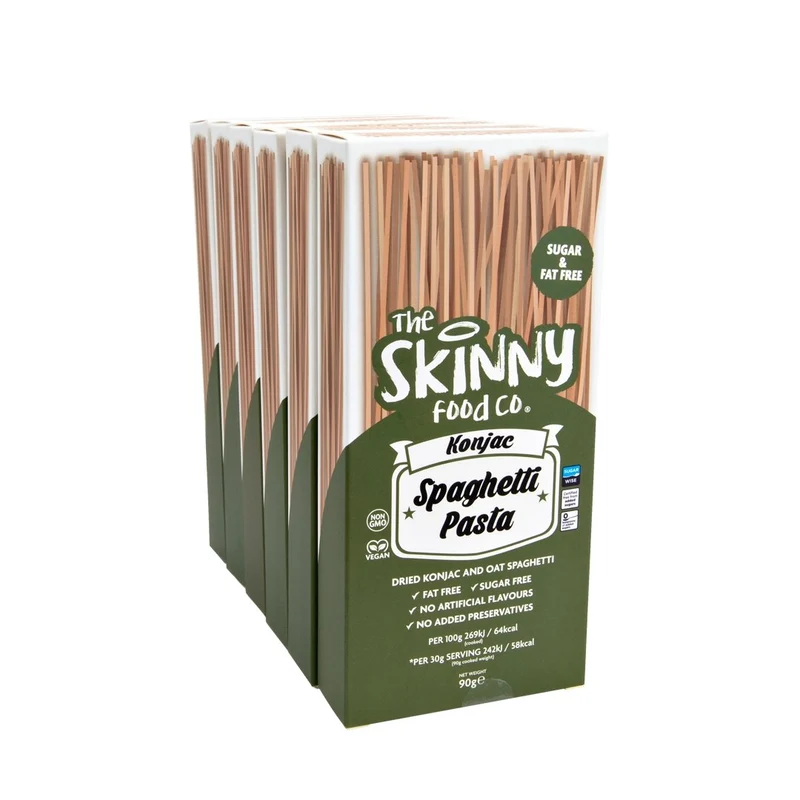 Gedroogde Konjac-spaghettipasta - (doos van 6 x 90 g)