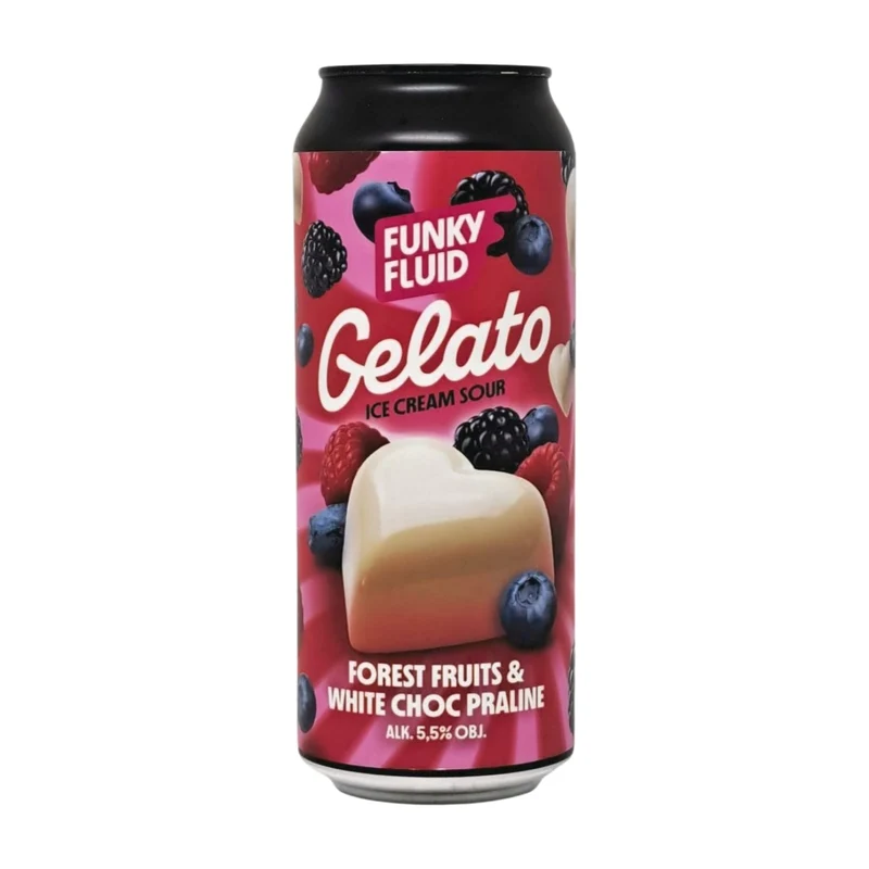 Funky Fluid Gelato: Forest Fruits & White Choc Praline | Smoothie Sour