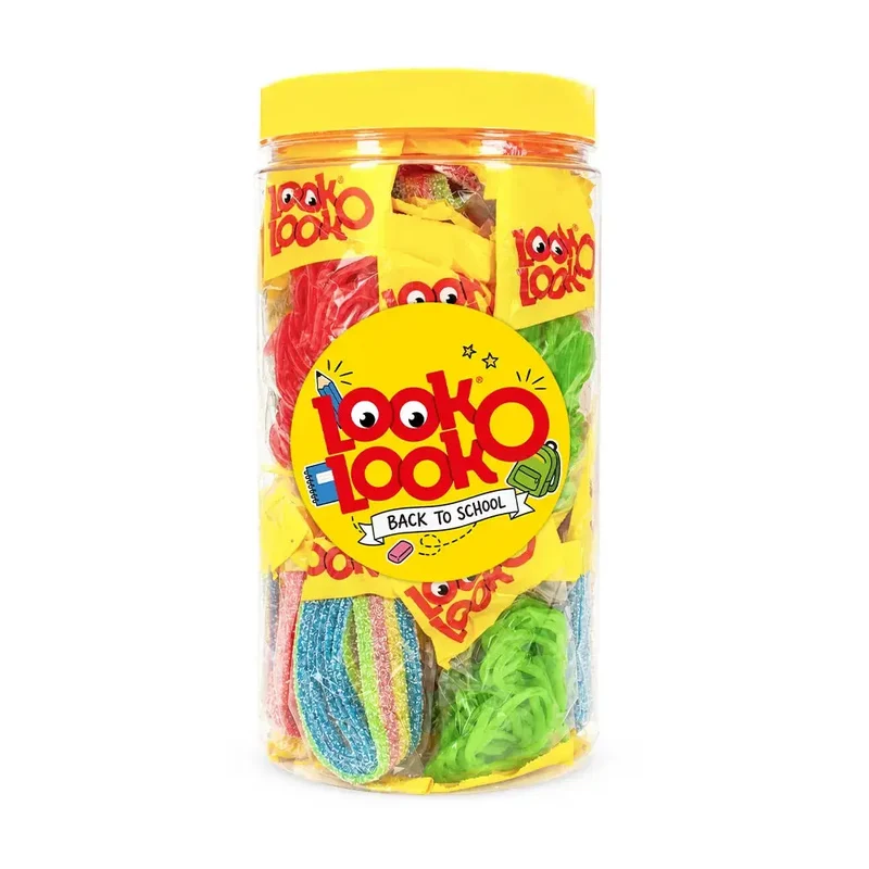 Look-O-Look Candy Top Mix Back to School - 4 variëteiten - 645g