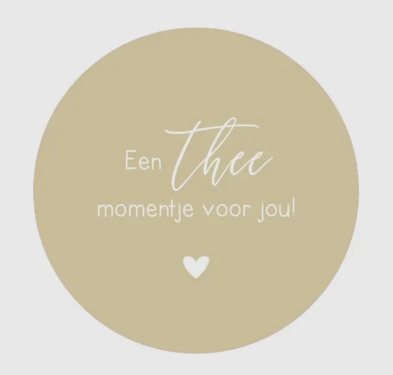 Onderzetter Een Thee Momentje Voor Jou – Lief Cadeautje | The Prezzent