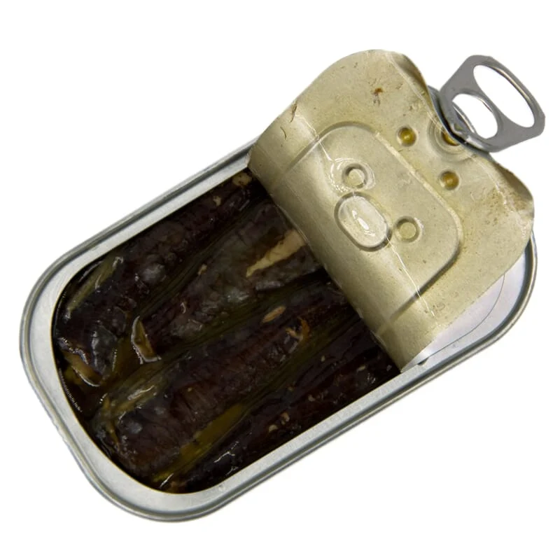 Sardines in olijfolie met citroen