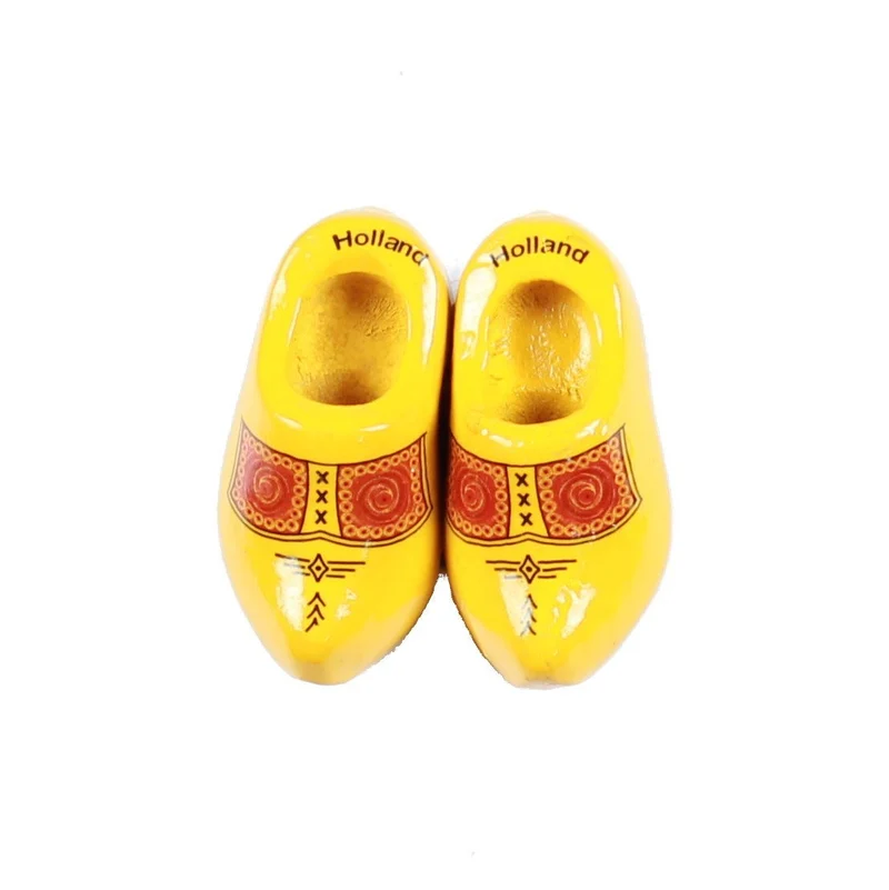 Wooden Shoes Fridge Magnet Traditional