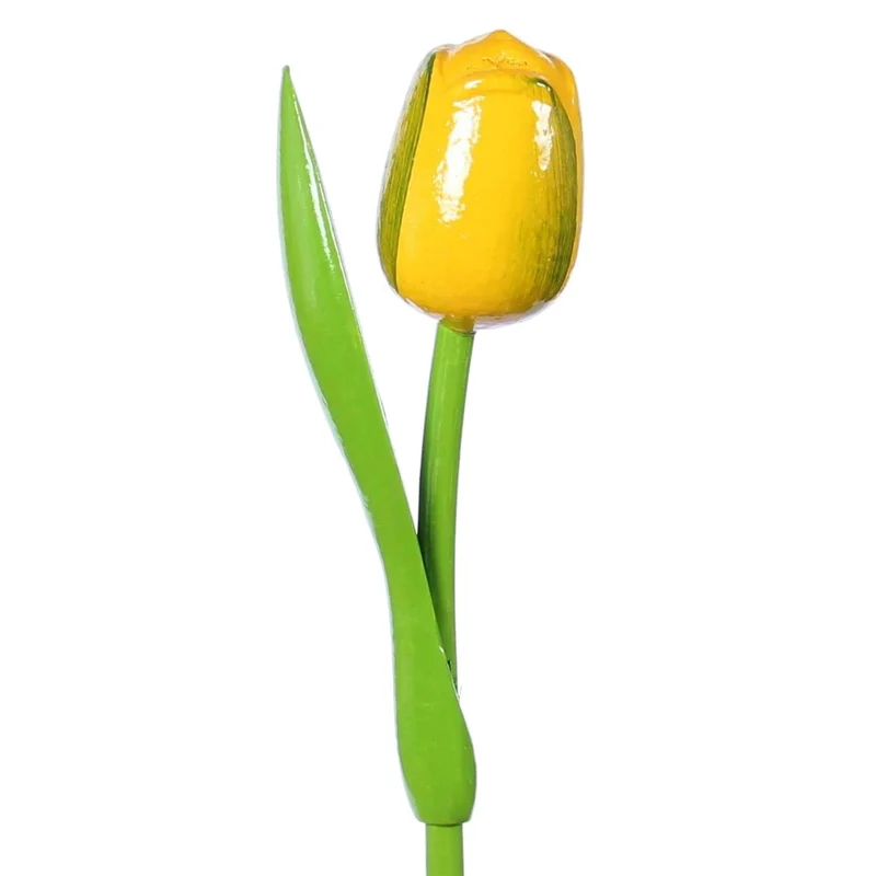 Wooden Tulip, Yellow Green