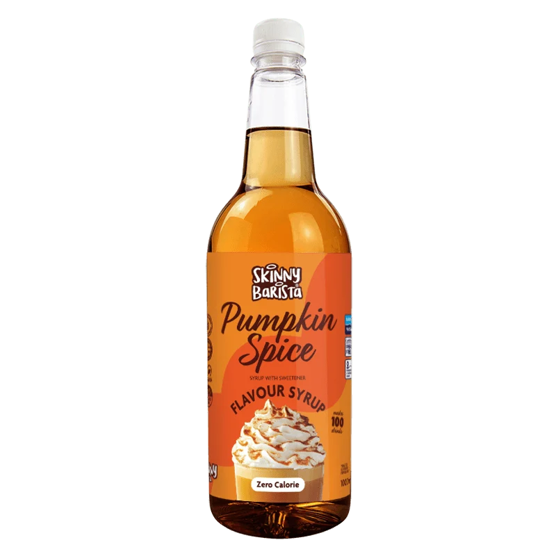 Skinny Barista Pompoen Spice Siroop - Calorievrije Suikervrije Skinny Koffie - 1 Liter