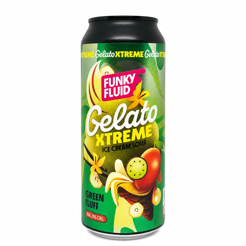 Funky Fluid Gelato XTREME Green Fluff | Smoothie Sour
