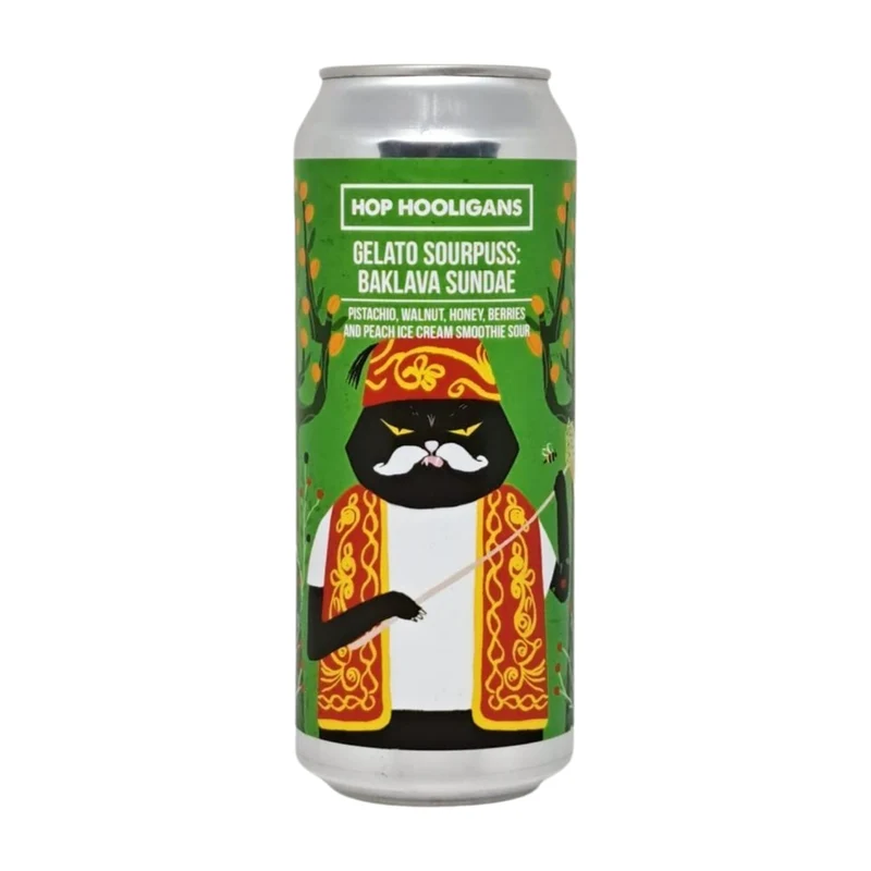 Hop Hooligans Gelato Sourpuss Baklava Sundae | Smoothie Sour
