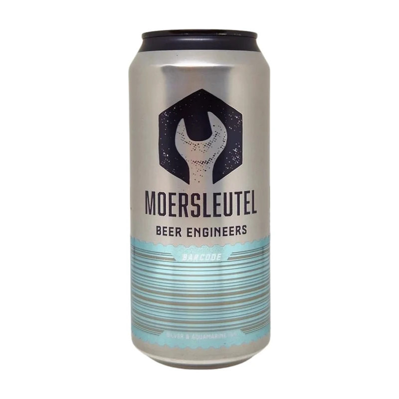 Moersleutel Barcode Silver & Aquamarine | BA Stout