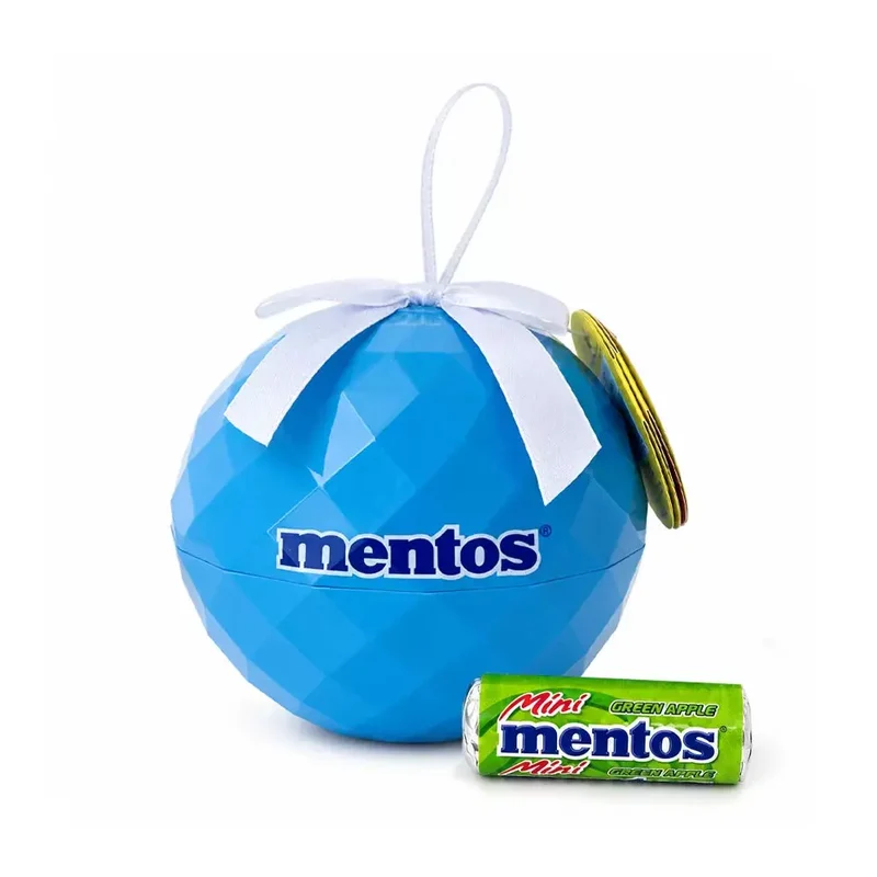 Mentos Fruit mix gift ball - 4 variëteiten - 63g