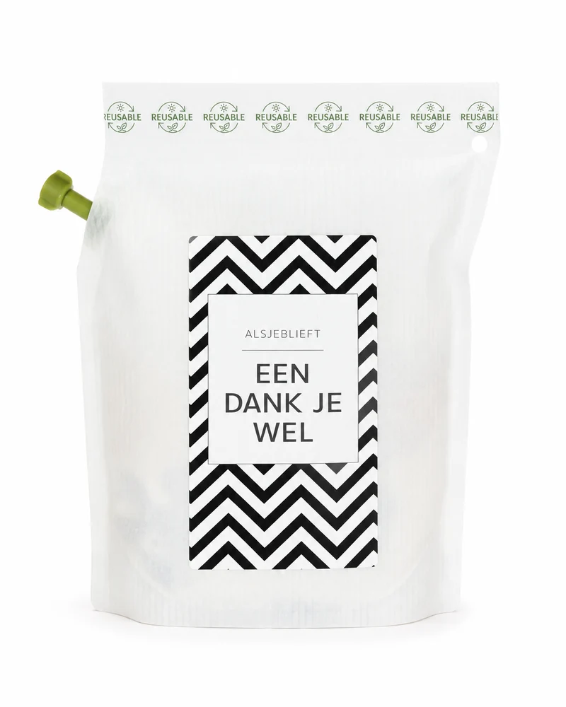 Alsjeblieft, een Dank Je Wel – Origineel Bedankje