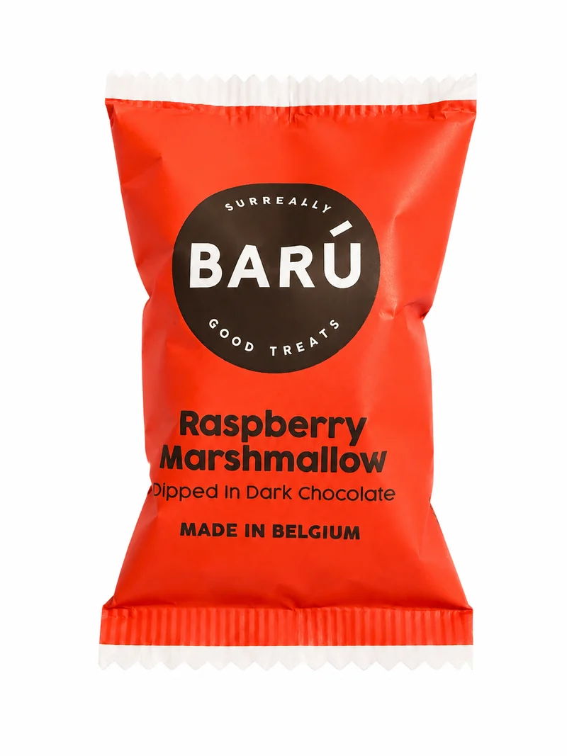 Barú Raspberry Marshmallow – Marshmallow met Donkere Chocolade
