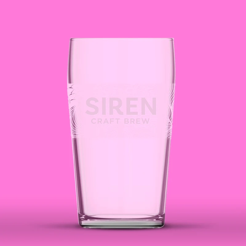 Siren Pattern Pint Glass