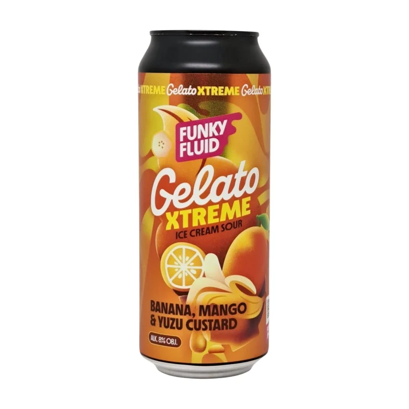 Funky Fluid Gelato XTREME: Banana, Mango & Yuzu Custard | Smoothie Sour