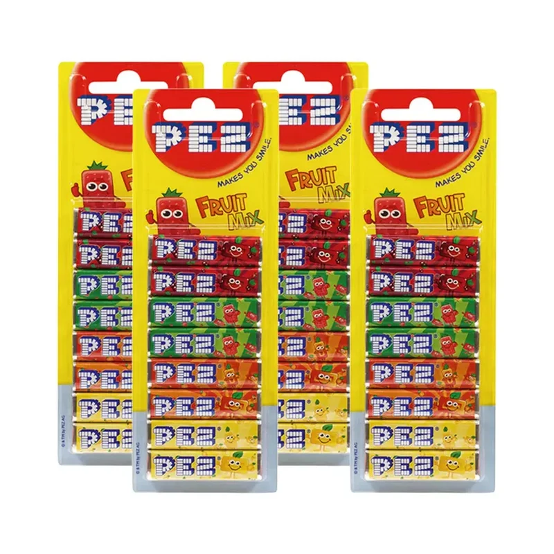 PEZ Refill 8-pack - 4 stuks - 256g