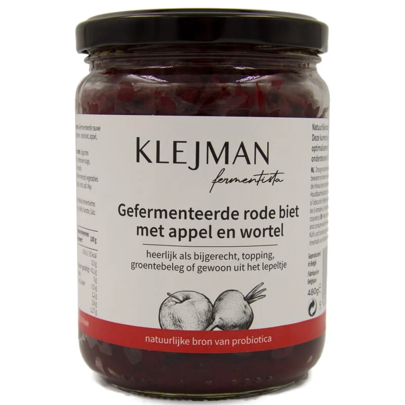 Gefermenteerde rode biet met appel
