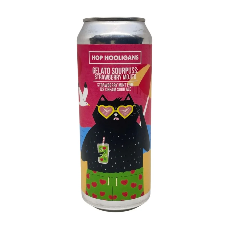 Hop Hooligans Gelato Sourpuss Strawberry & Mojito | Pastry Sour