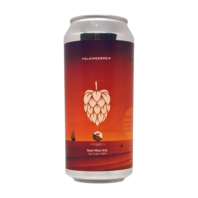 Folkingebrew X 3 Sons Good Vibes Only | Double Oat IPA
