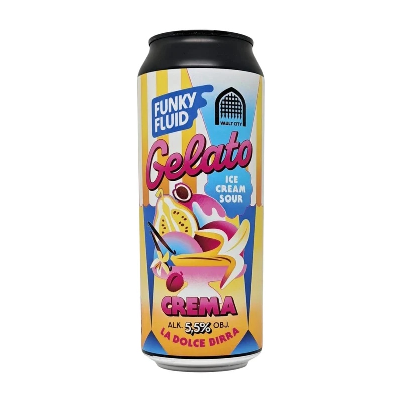Funky Fluid X Vault City Gelato: Crema | Smoothie Sour