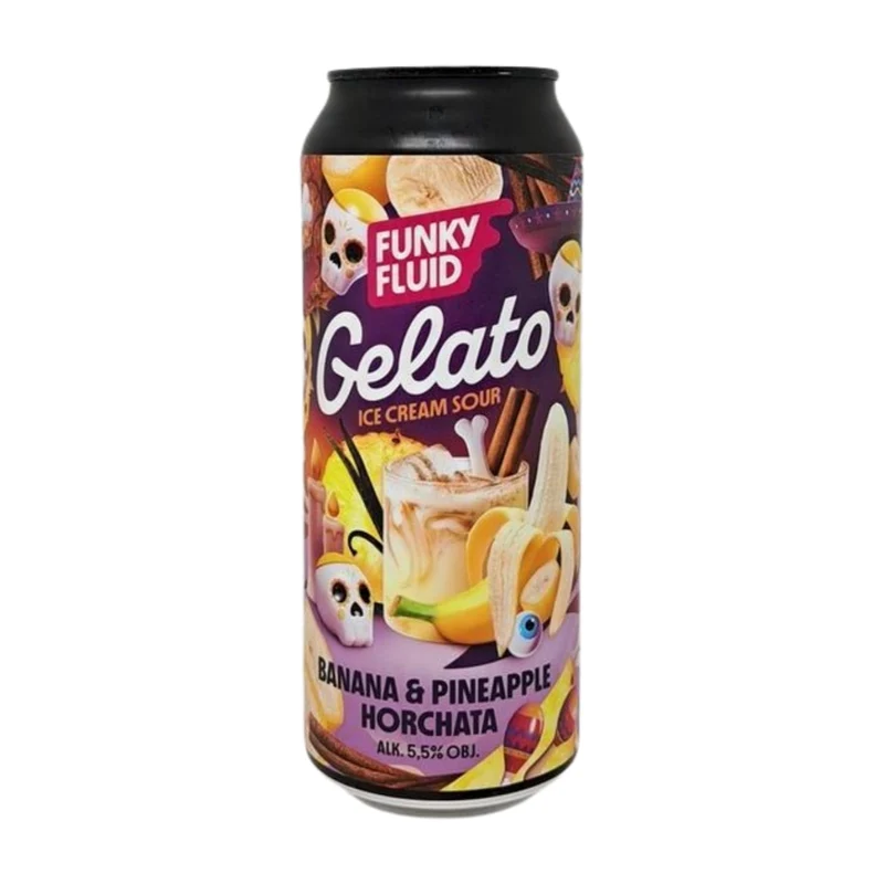 Funky Fluid Gelato: Banana & Pineapple Horchata | Smoothie Sour