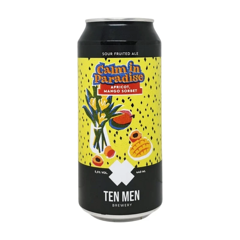 Ten Men Brewery Calm in Paradise: Apricot Mango Sorbet | Smoothie Sour