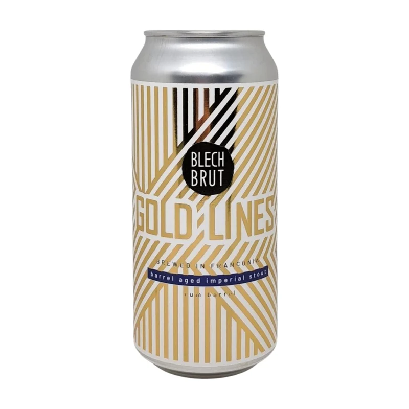 Blech.Brut Gold Lines (green edition) | BA Stout