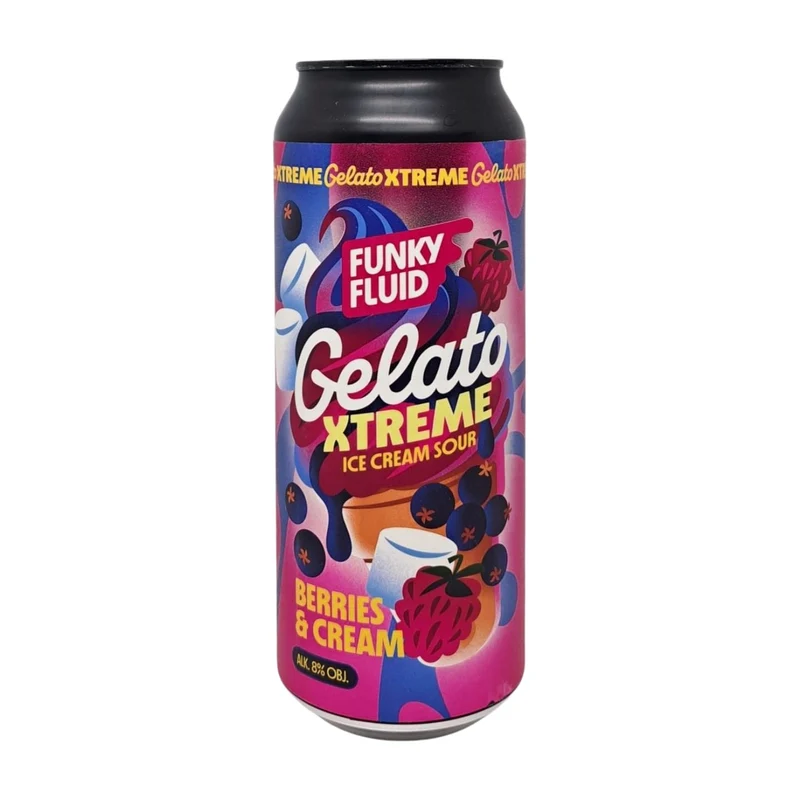 Funky Fluid Gelato XTREME: Berries & Cream | Smoothie Sour
