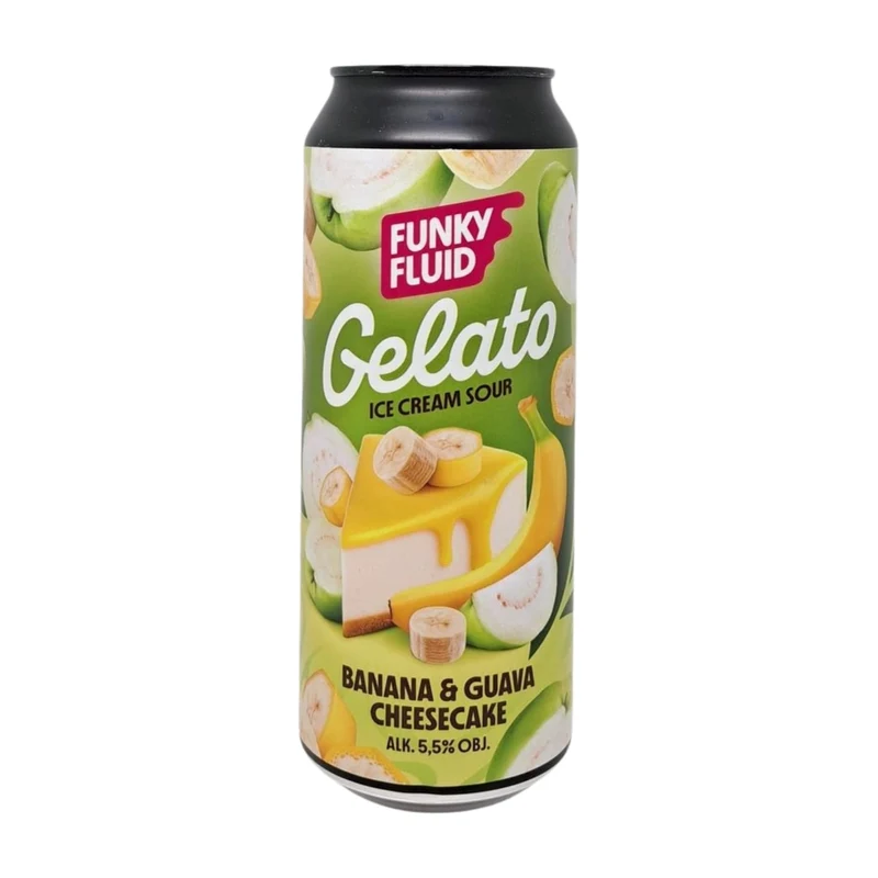 Funky Fluid Gelato: Banana & Guava Cheesecake | Smoothie Sour