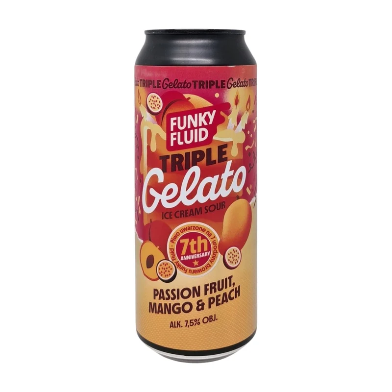 Funky Fluid Triple Gelato: Passionfruit, Mango & Peach | Smoothie Sour