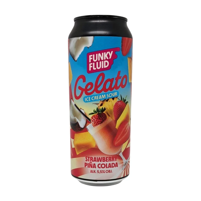 Funky Fluid Gelato: Strawberry Pina Colada | Fruited Sour