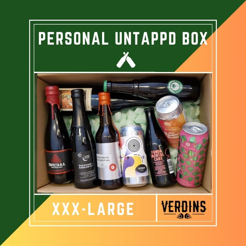 Persoonlijk Untappd Bierpakket – Alleen Nieuwe Check-ins (XXXL)