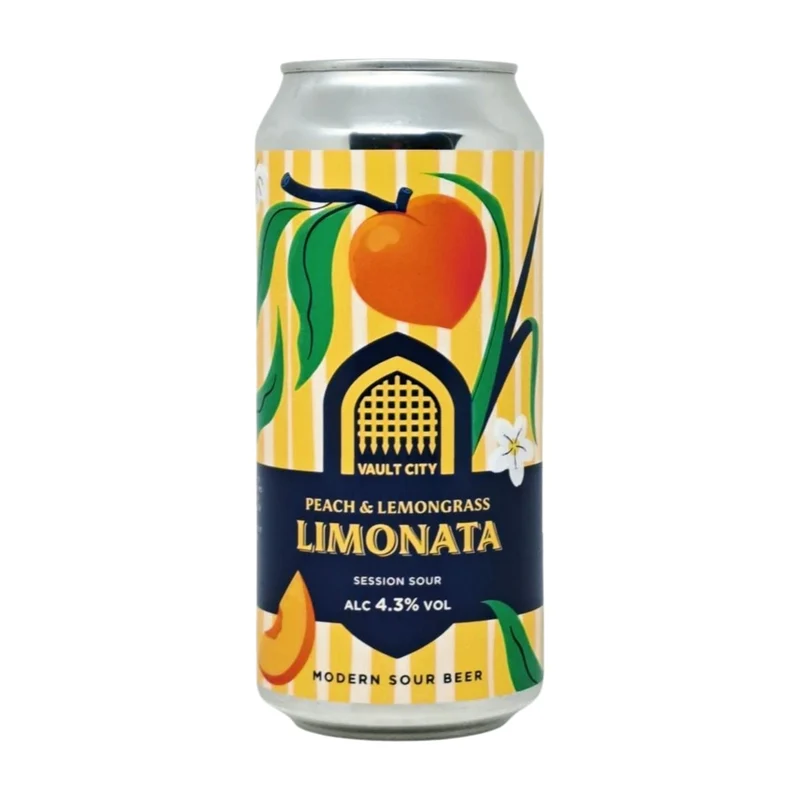 Vault City Peach & Lemongrass Limonata | Sour