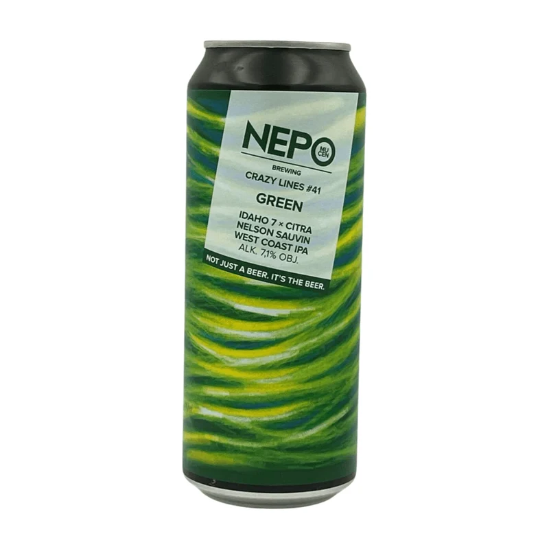 Nepomucen Crazy Lines #41 Green | West Coast IPA