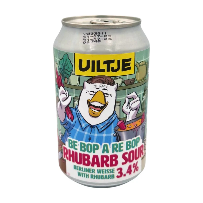 Uiltje Be Bop A Re Bop Rhubarb Sour | Fruited Berliner Weisse