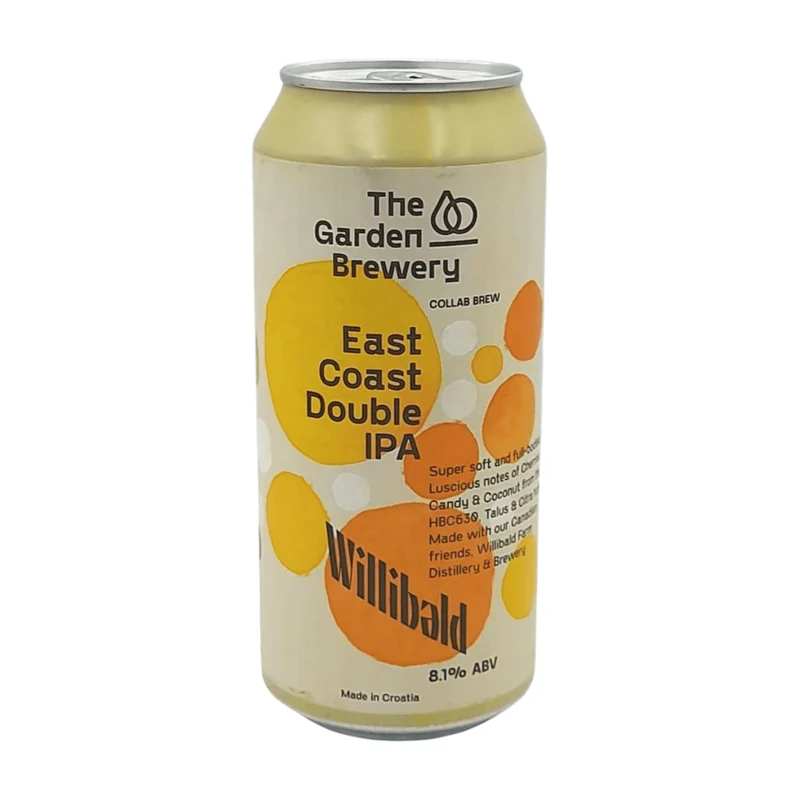 The Garden Brewery x Willibald Farm Brewery East Coast Double IPA | DIPA